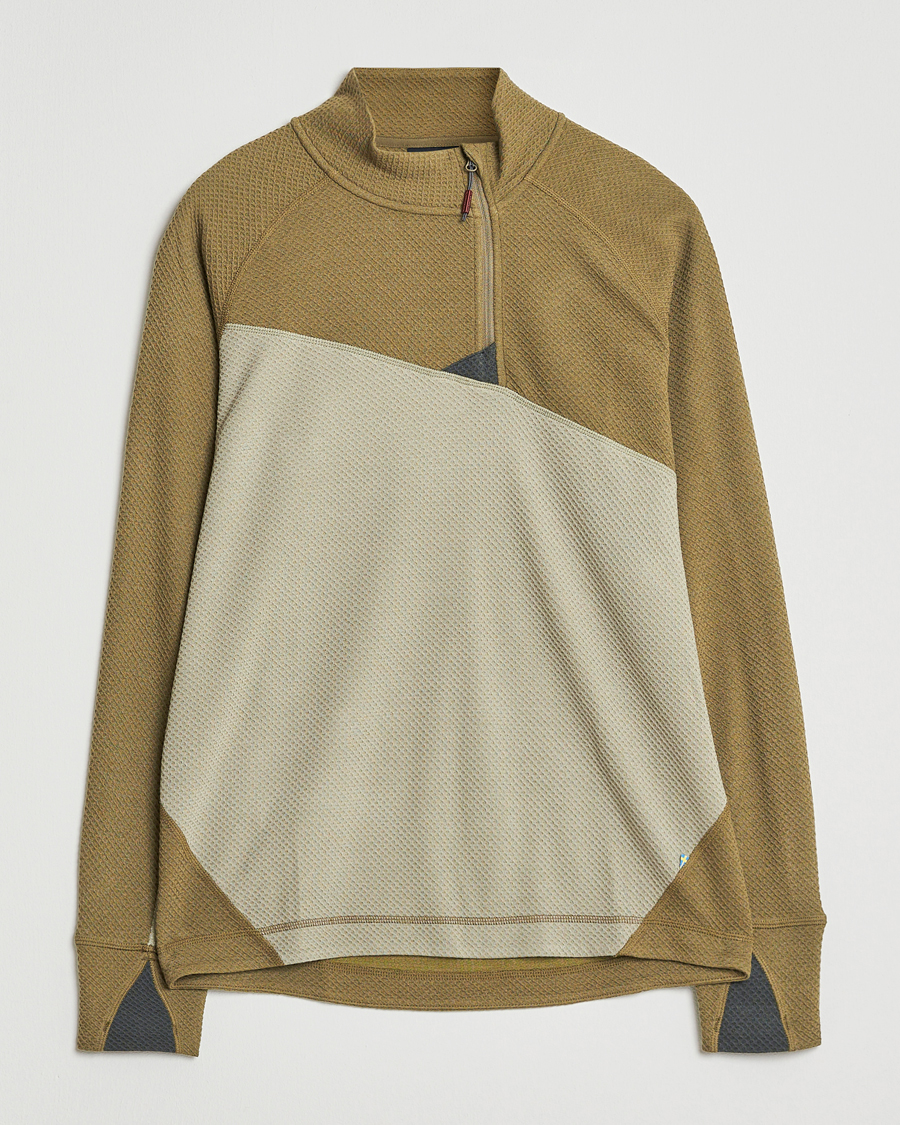 Mies | Puserot | Klättermusen | Huge Half Zip Sweater Silver Green Olive