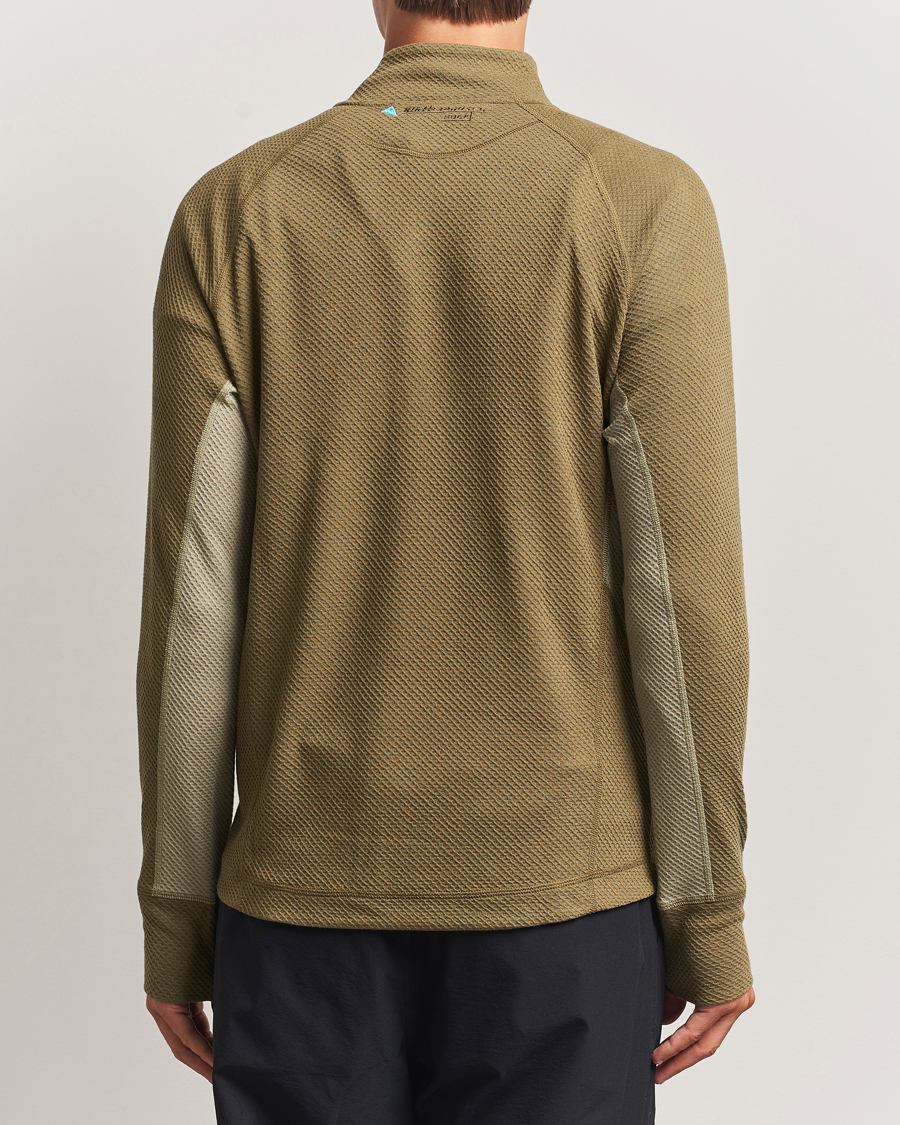 Mies | Puserot | Klättermusen | Huge Half Zip Sweater Silver Green Olive