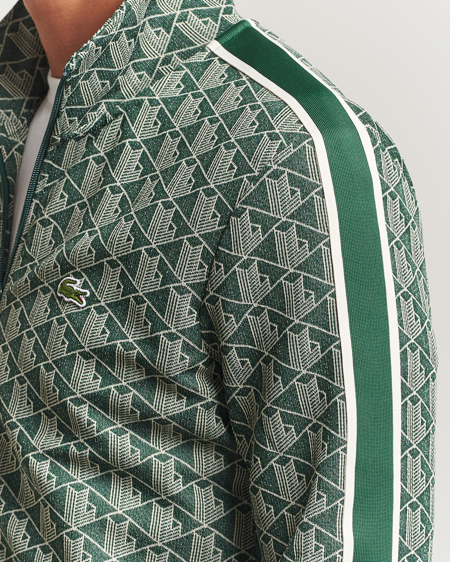 Mies | Puserot | Lacoste | Monogram Track Jacket Green/Sinople