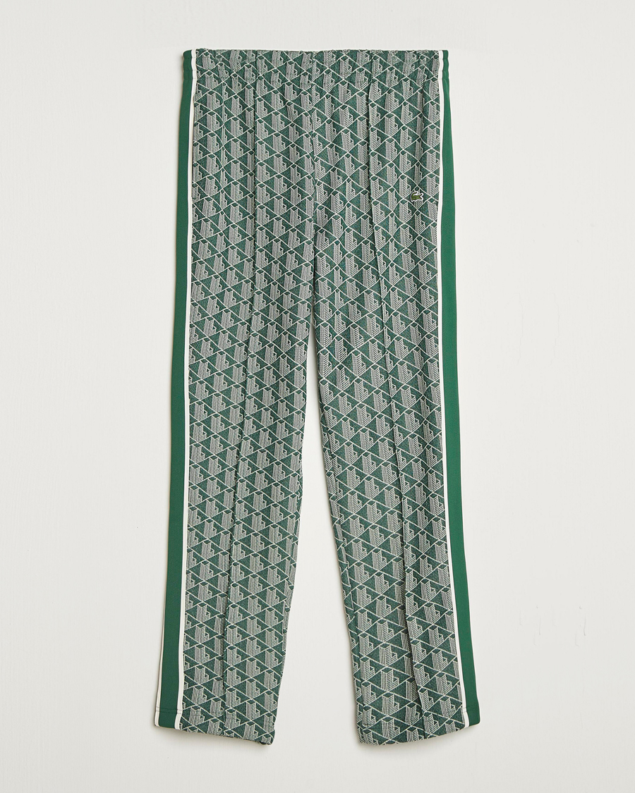 Mies | Housut | Lacoste | Monogram Track Pants Green/Sinople