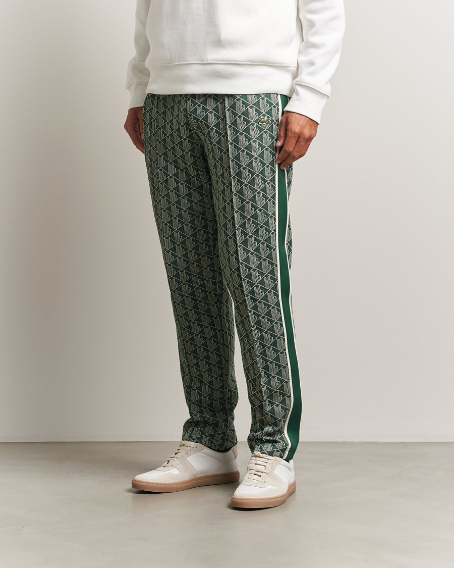Mies | Housut | Lacoste | Monogram Track Pants Green/Sinople