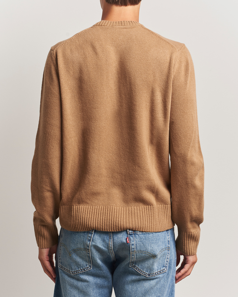 Mies | Puserot | Lacoste | Carded Wool Crew Neck Datte Chine