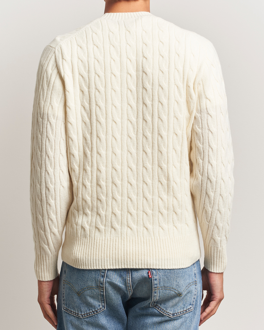Mies | Puserot | Lacoste | Carded Wool Cable Crew Neck Lapland