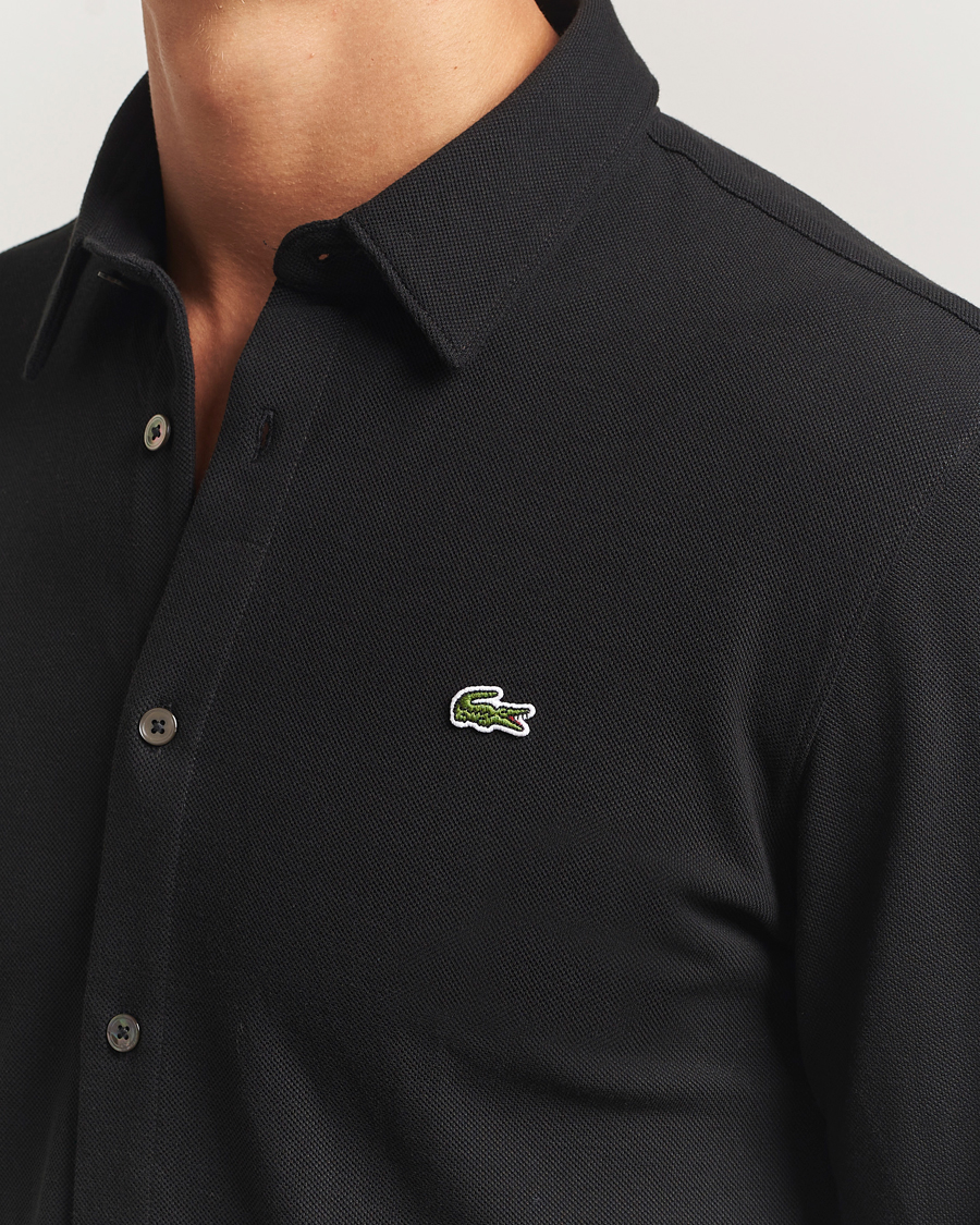 Mies | Kauluspaidat | Lacoste | Slim Fit Cotton Piqué Shirt Black