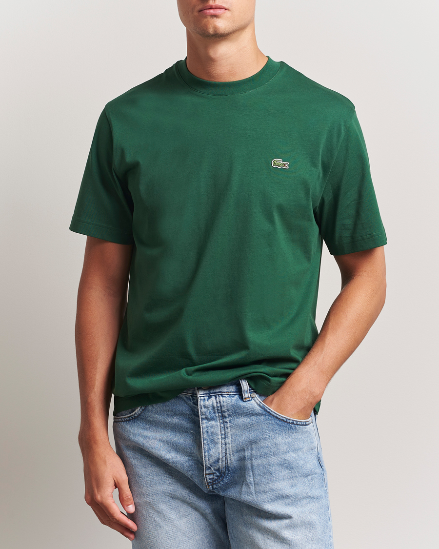 Mies | T-paidat | Lacoste | Crew Neck T-Shirt Green
