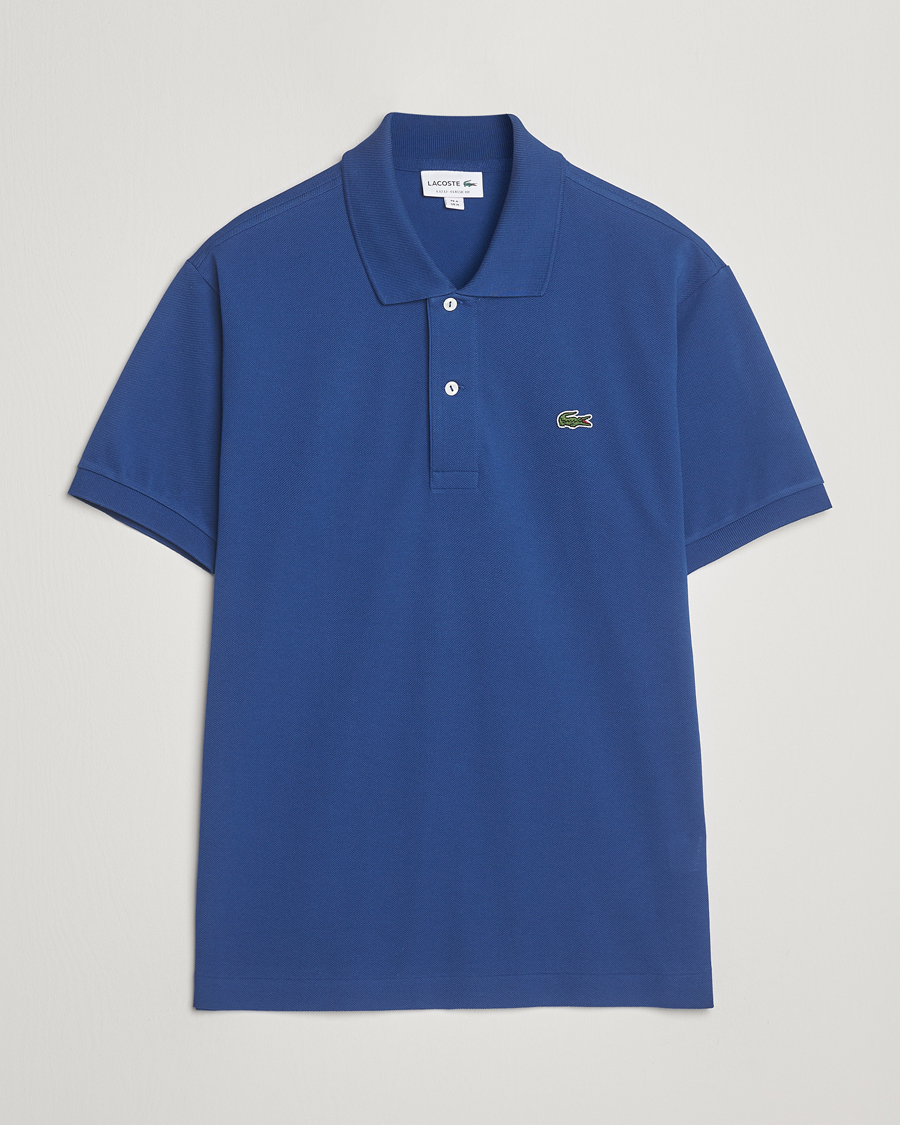 Mies | Pikeet | Lacoste | Original Polo Piké France Blue