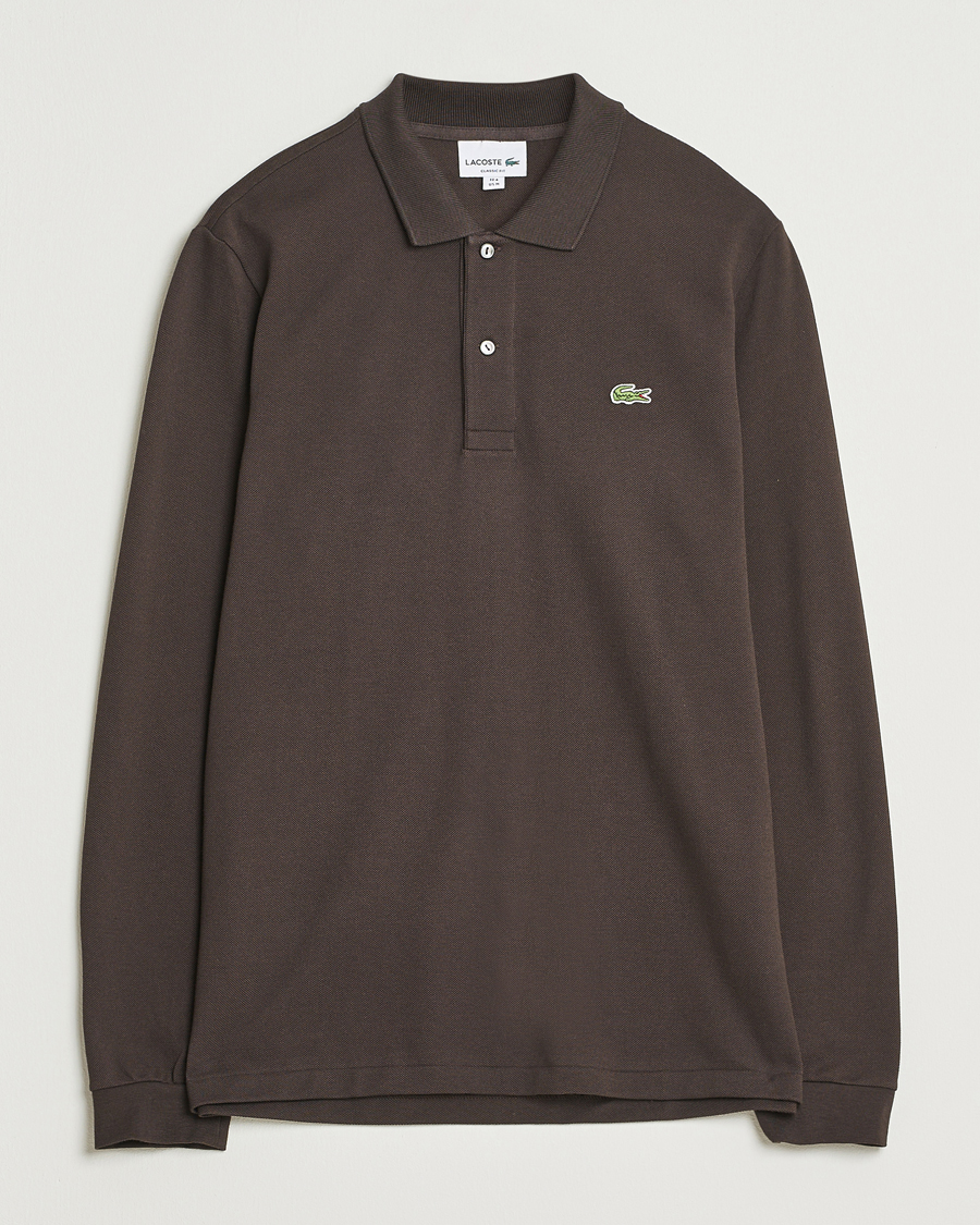 Mies | Puserot | Lacoste | Original Long Sleeve Polo Piké Porto Brown