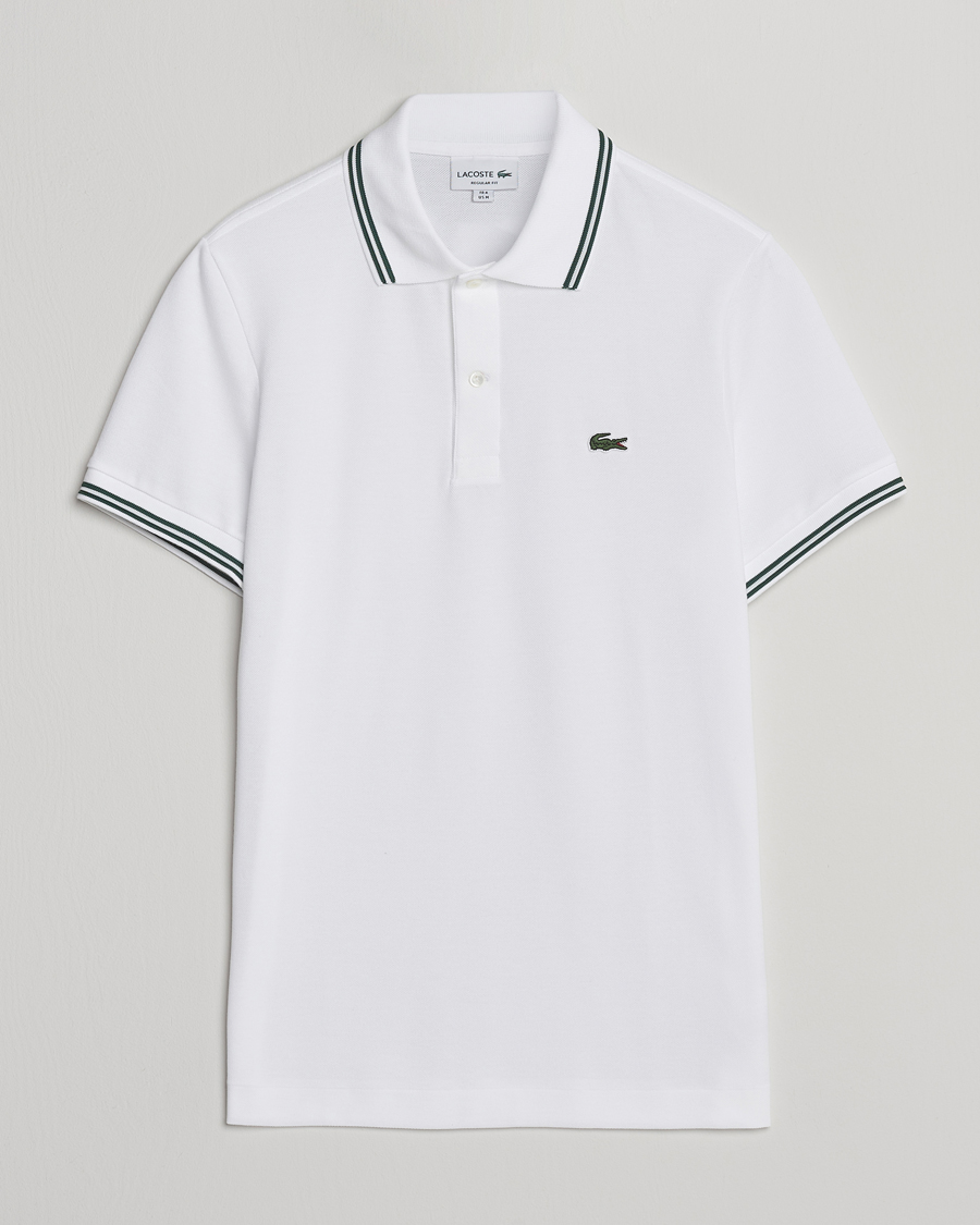 Mies | Pikeet | Lacoste | Original Tipped Polo Piké White