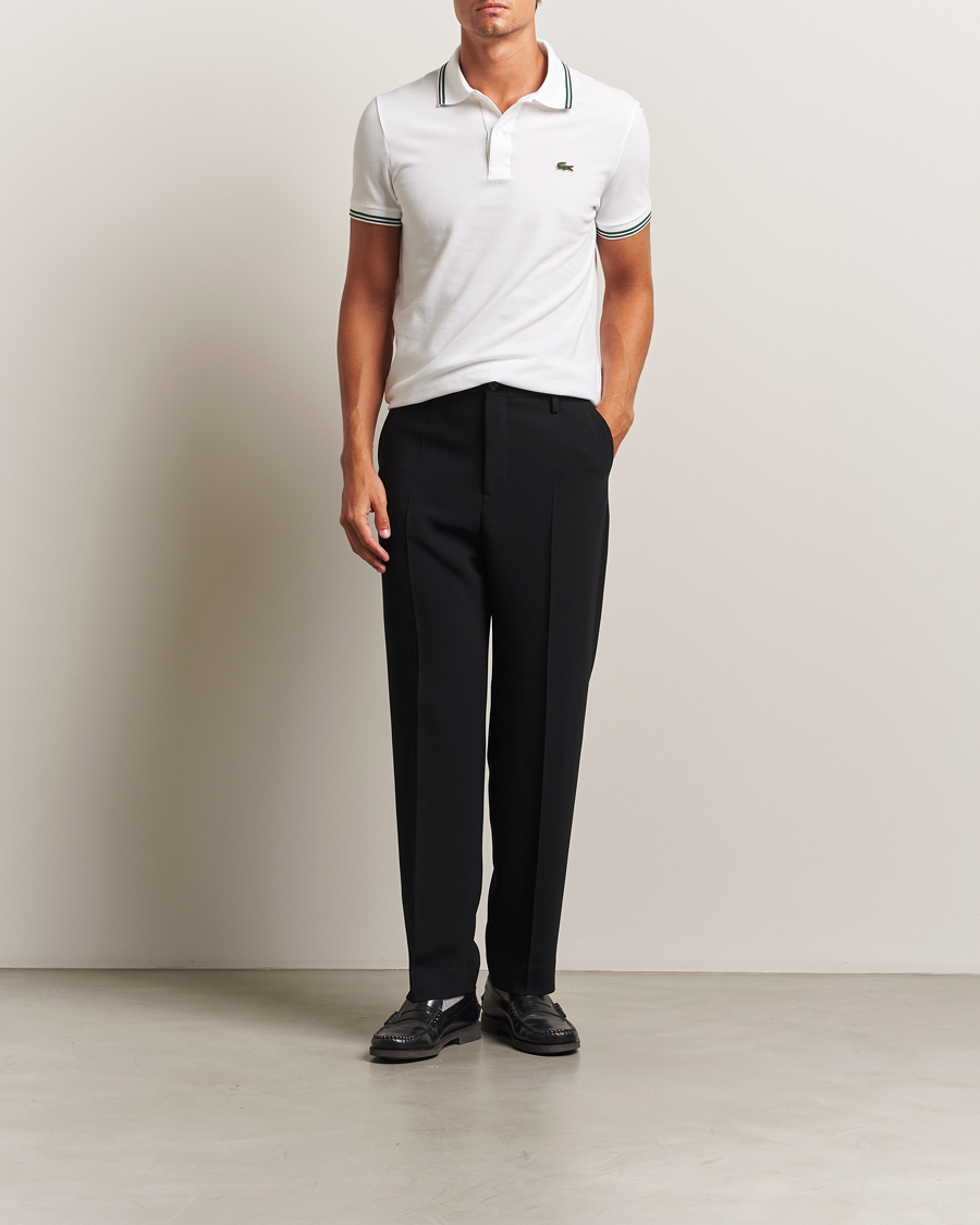 Mies | Pikeet | Lacoste | Original Tipped Polo Piké White