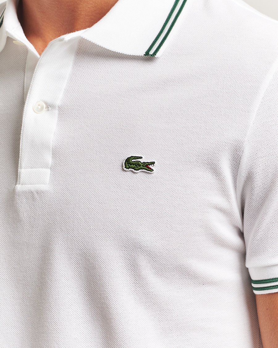 Mies | Pikeet | Lacoste | Original Tipped Polo Piké White