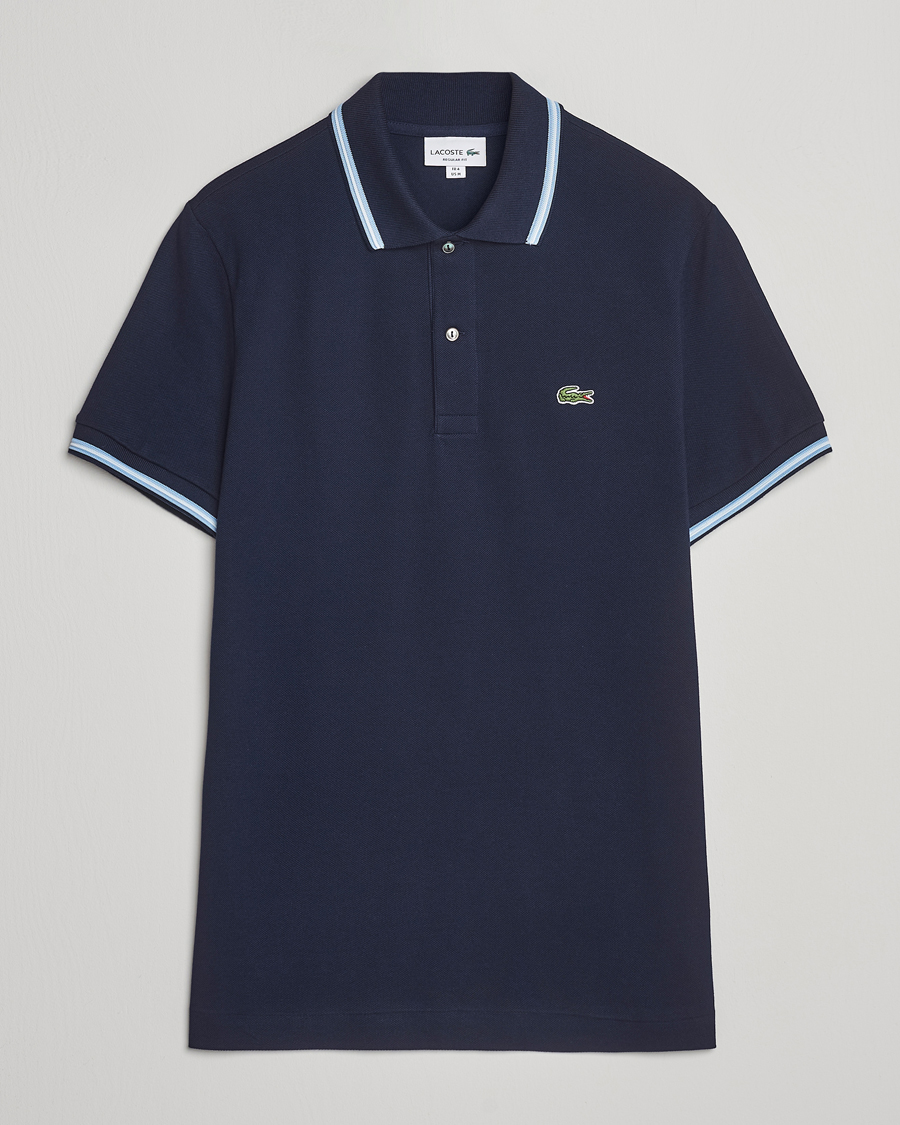 Mies | Pikeet | Lacoste | Original Tipped Polo Piké Navy Blue