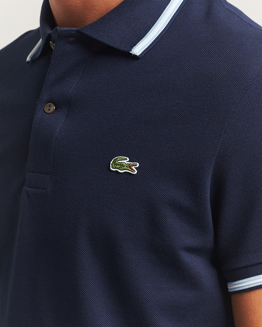 Mies | Pikeet | Lacoste | Original Tipped Polo Piké Navy Blue