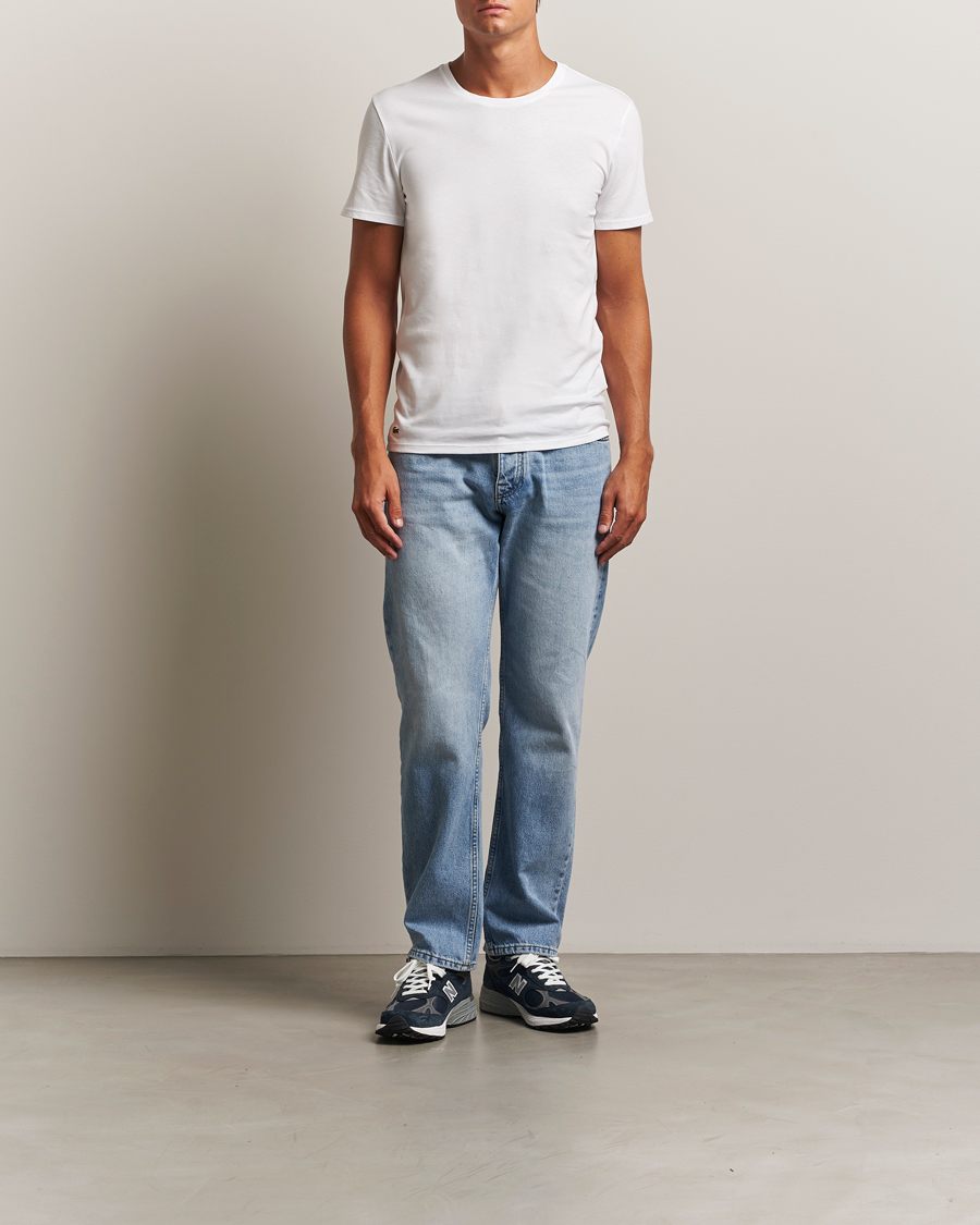 Mies | T-paidat | Lacoste | 3-Pack Crew Neck T-Shirt White