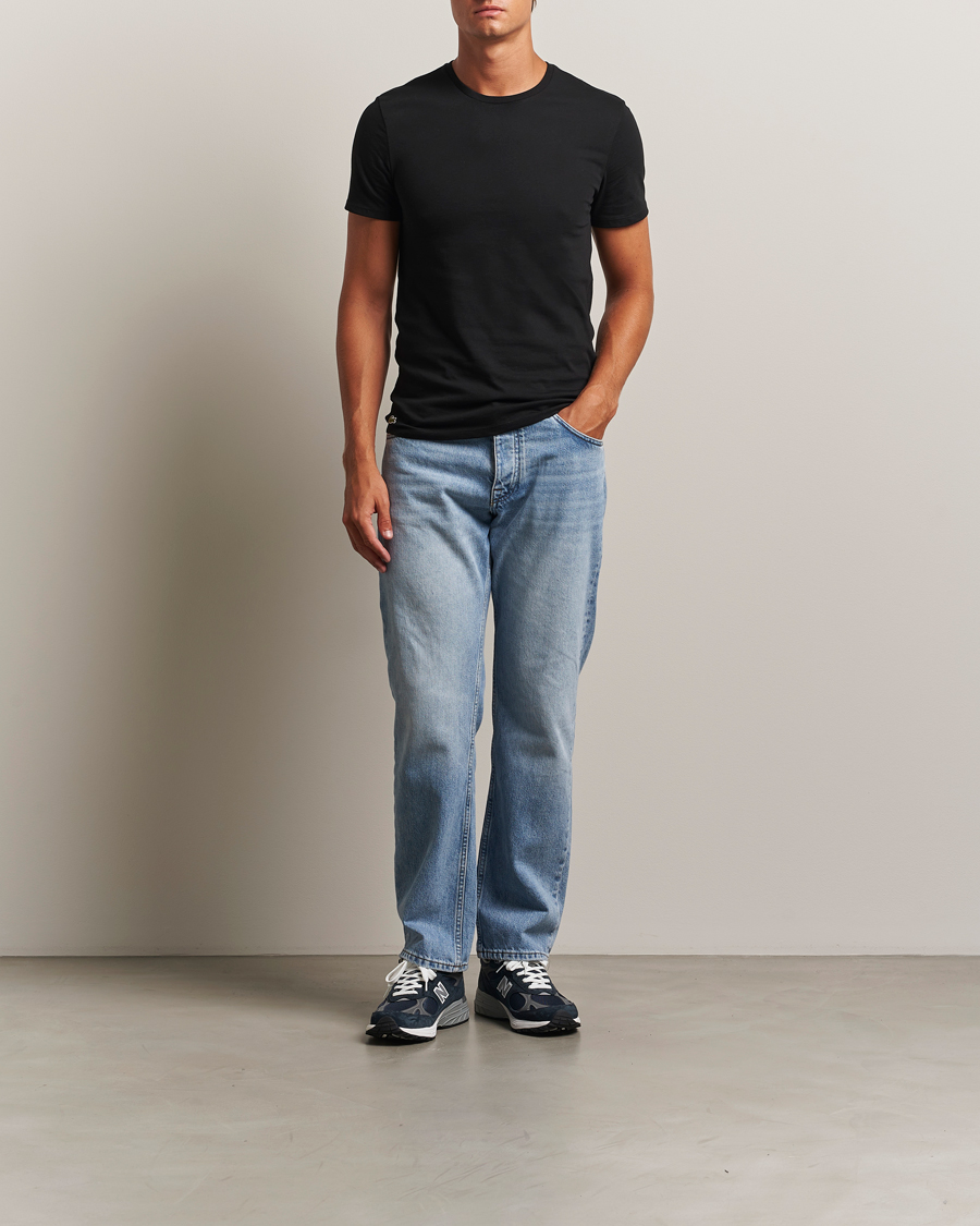 Mies | T-paidat | Lacoste | 3-Pack Crew Neck T-Shirt Black