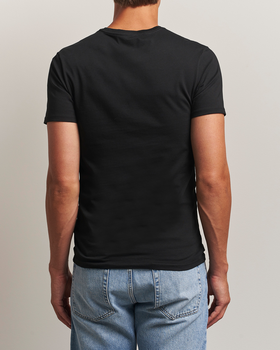 Mies | T-paidat | Lacoste | 3-Pack Crew Neck T-Shirt Black