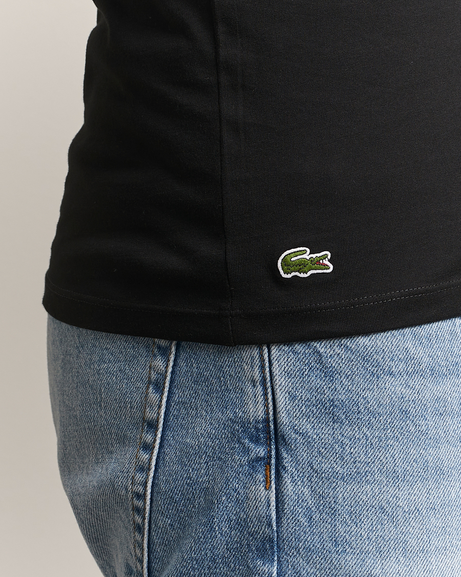 Mies | T-paidat | Lacoste | 3-Pack Crew Neck T-Shirt Black