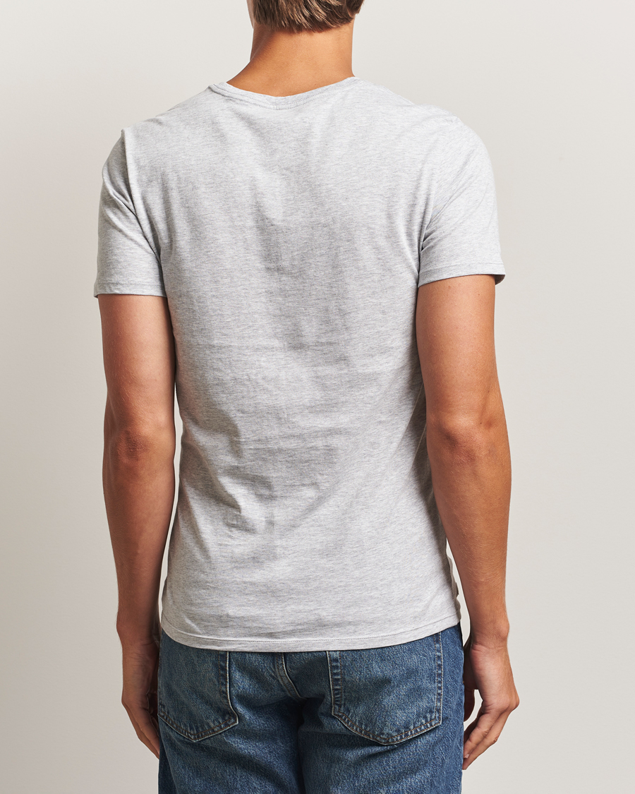 Mies | T-paidat | Lacoste | 3-Pack Crew Neck T-Shirt White/Grey/Black