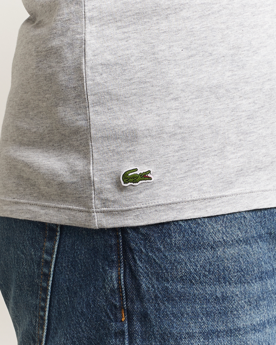 Mies | T-paidat | Lacoste | 3-Pack Crew Neck T-Shirt White/Grey/Black