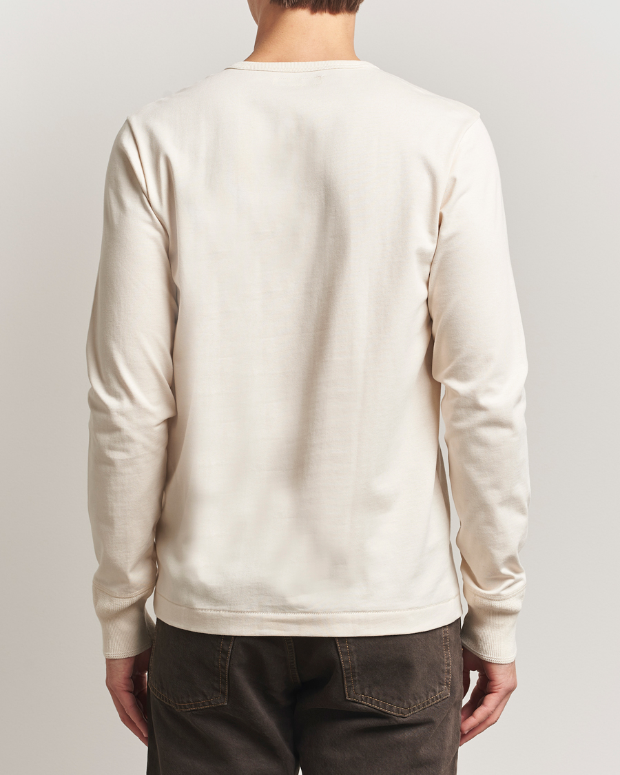 Mies | Puserot | Merz b. Schwanen | Classic Fit Sturdy Organic Cotton Henley Nature