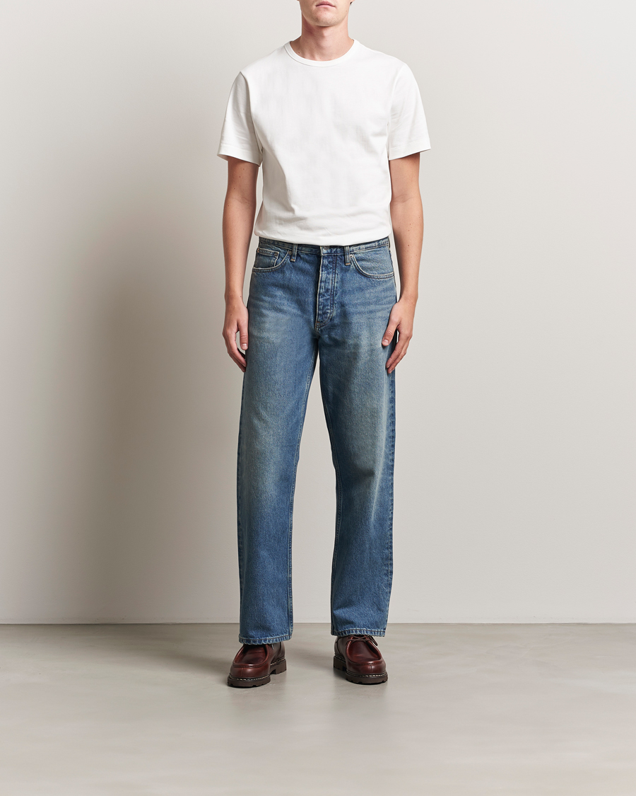 Mies | T-paidat | Merz b. Schwanen | Classic Fit Sturdy T-Shirt White