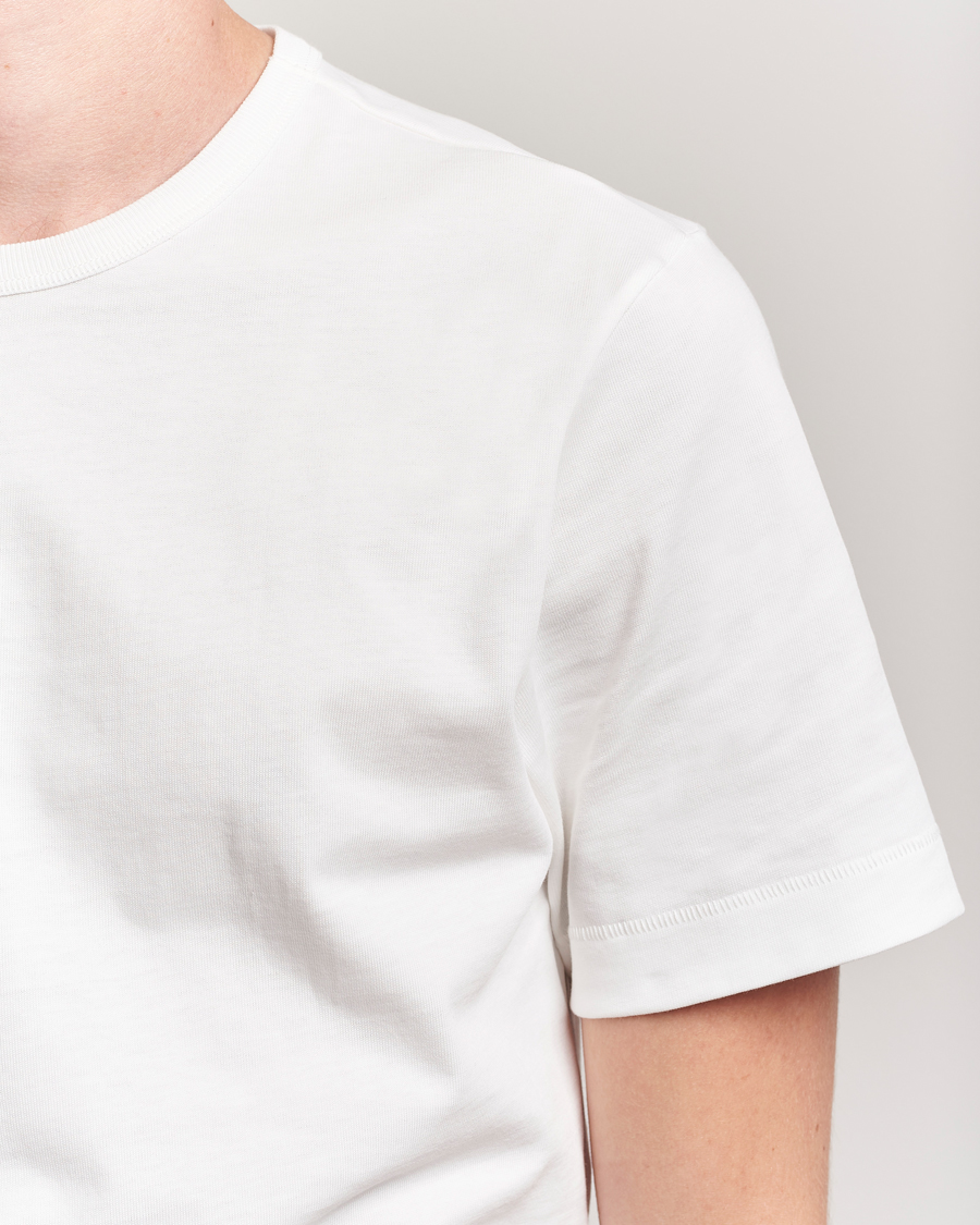 Mies | T-paidat | Merz b. Schwanen | Classic Fit Sturdy T-Shirt White