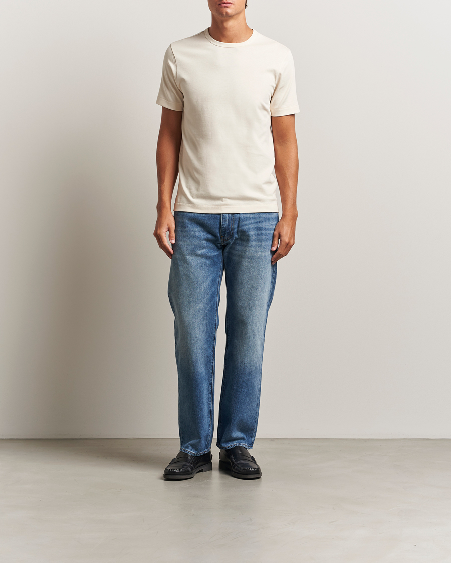 Mies | T-paidat | Merz b. Schwanen | Classic Fit Sturdy T-Shirt Nature