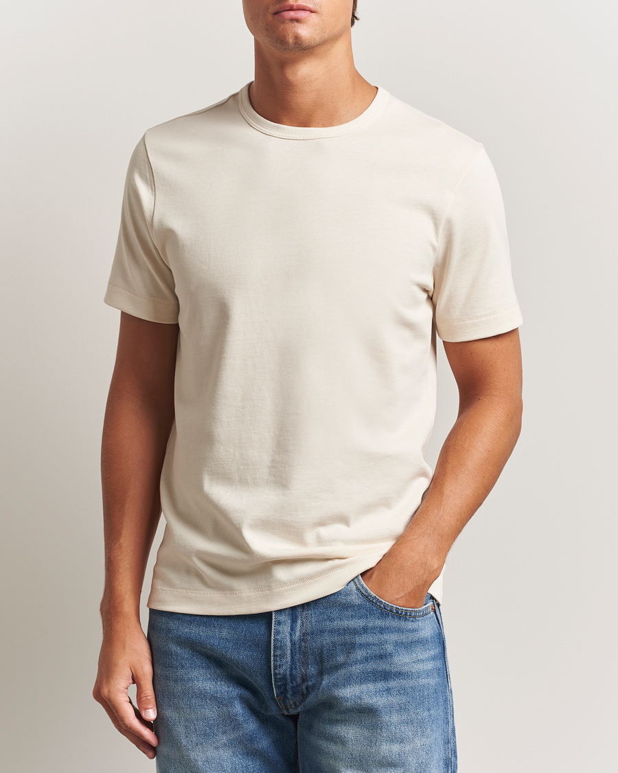 Mies | T-paidat | Merz b. Schwanen | Classic Fit Sturdy T-Shirt Nature