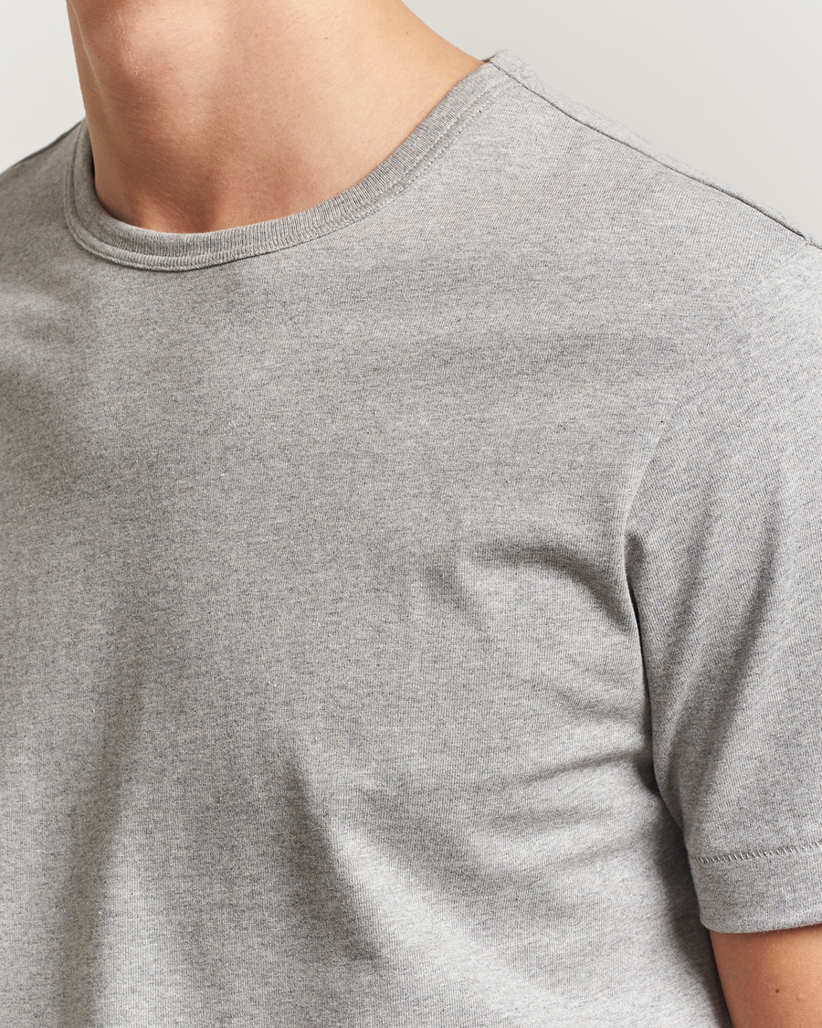 Mies | T-paidat | Merz b. Schwanen | Classic Fit Sturdy T-Shirt Grey Melange