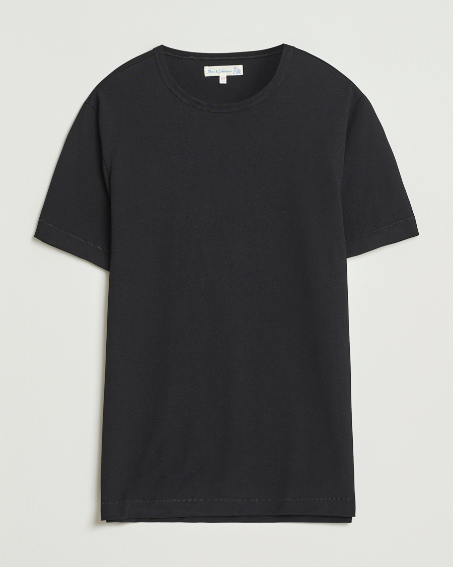 Mies | T-paidat | Merz b. Schwanen | Classic Fit Sturdy T-Shirt Black