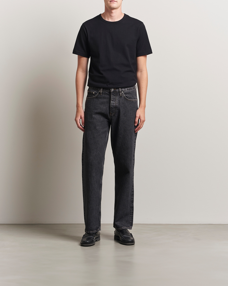 Mies | T-paidat | Merz b. Schwanen | Classic Fit Sturdy T-Shirt Black