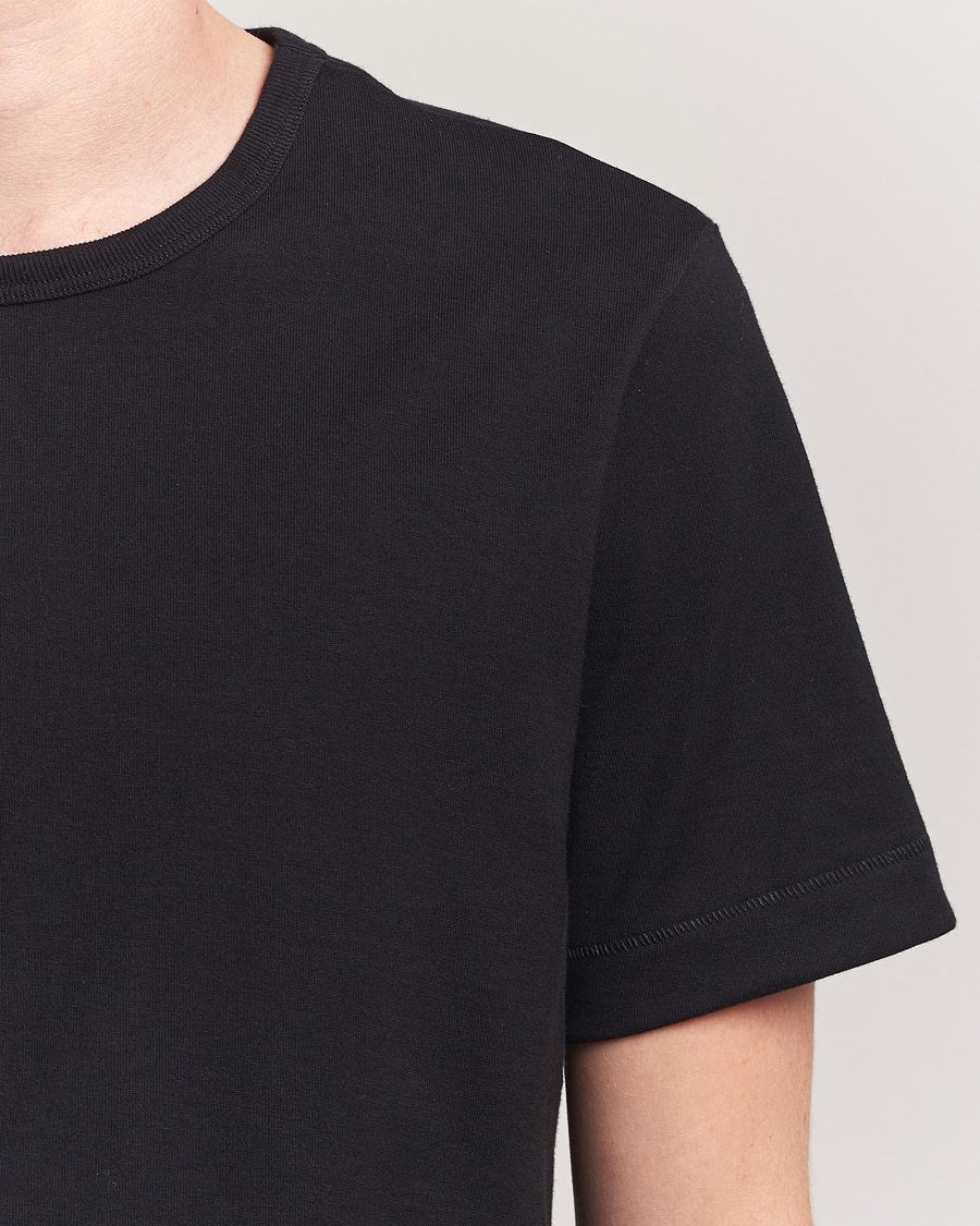 Mies | T-paidat | Merz b. Schwanen | Classic Fit Sturdy T-Shirt Black