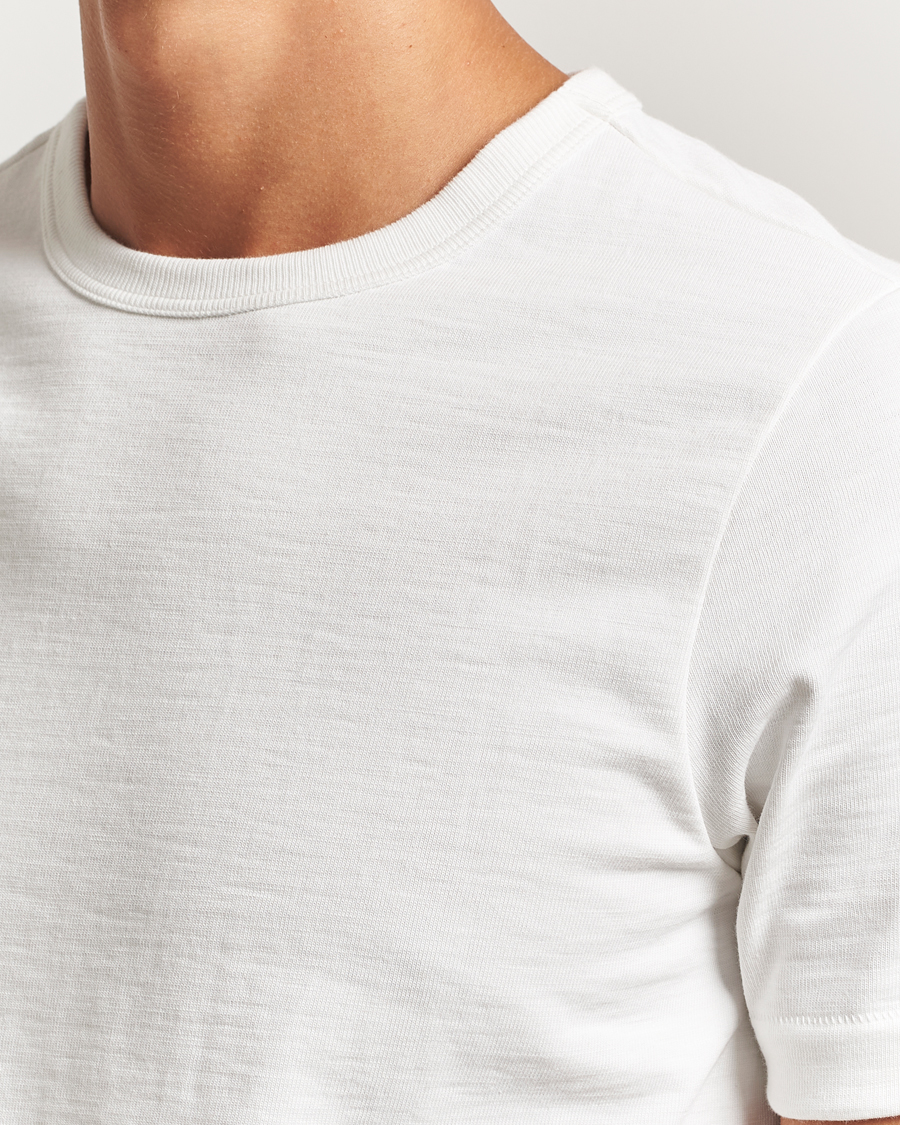 Mies | T-paidat | Merz b. Schwanen | Relaxed Fit Loopwheeled Heavy T-Shirt White