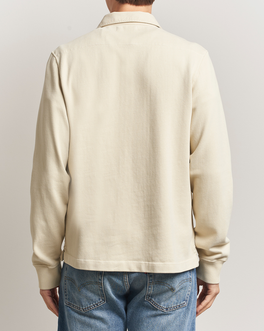Mies | Puserot | Merz b. Schwanen | Relaxed Fit Vintage Cotton Rugby Shirt Nature