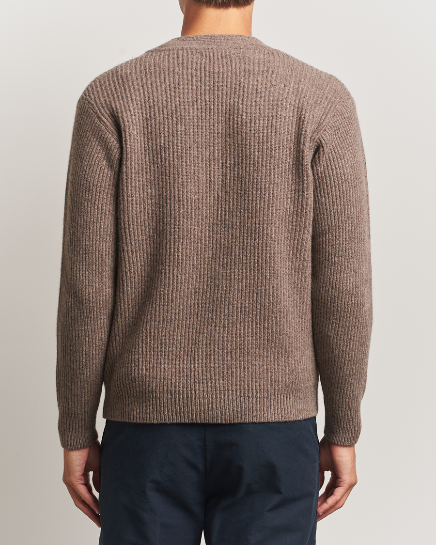 Mies | Puserot | Merz b. Schwanen | Merino/Cashmere Knitted Cardigan Grain