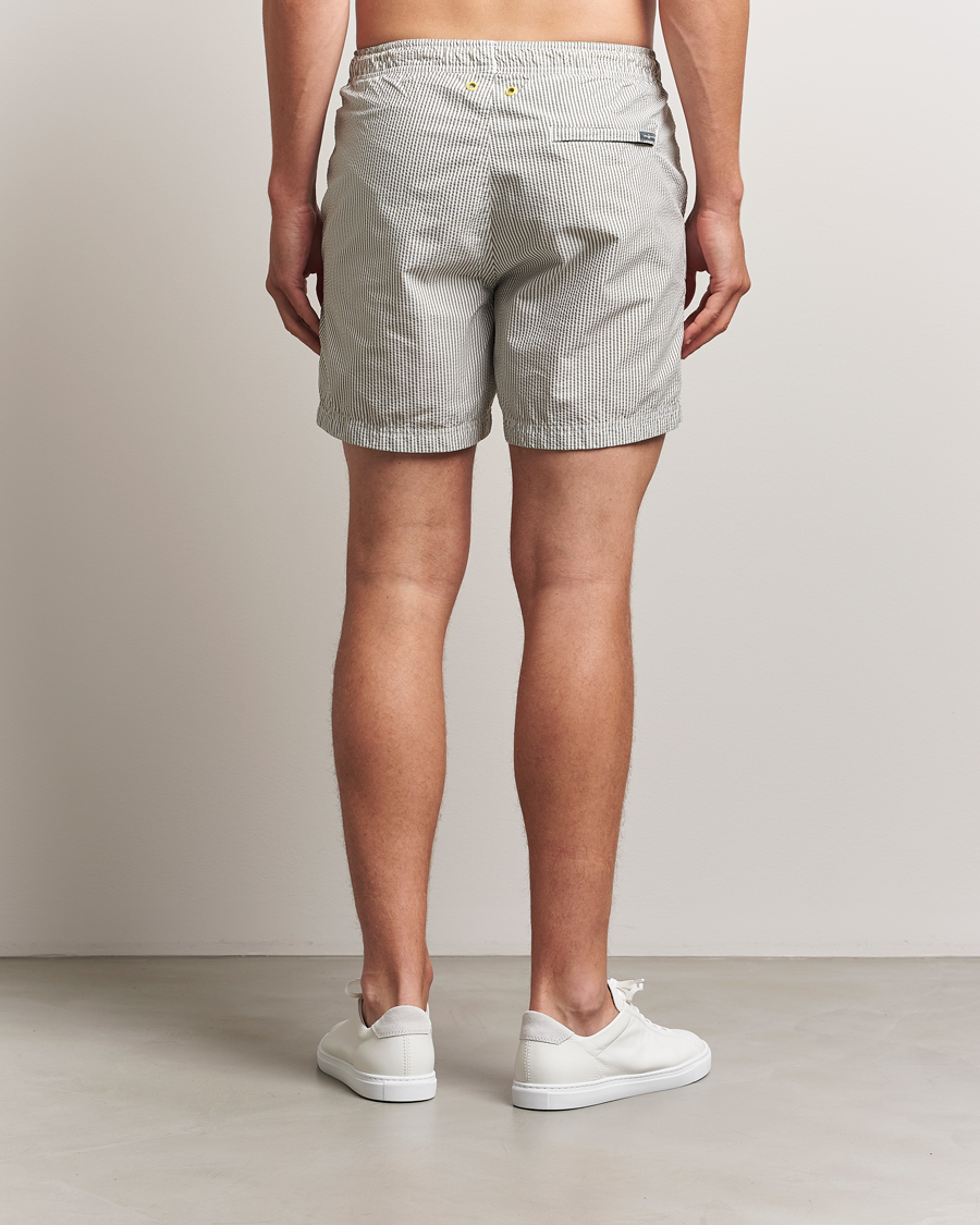 Mies | Uimahousut | Sail Racing | Tornado Striped Swimshorts Green/White