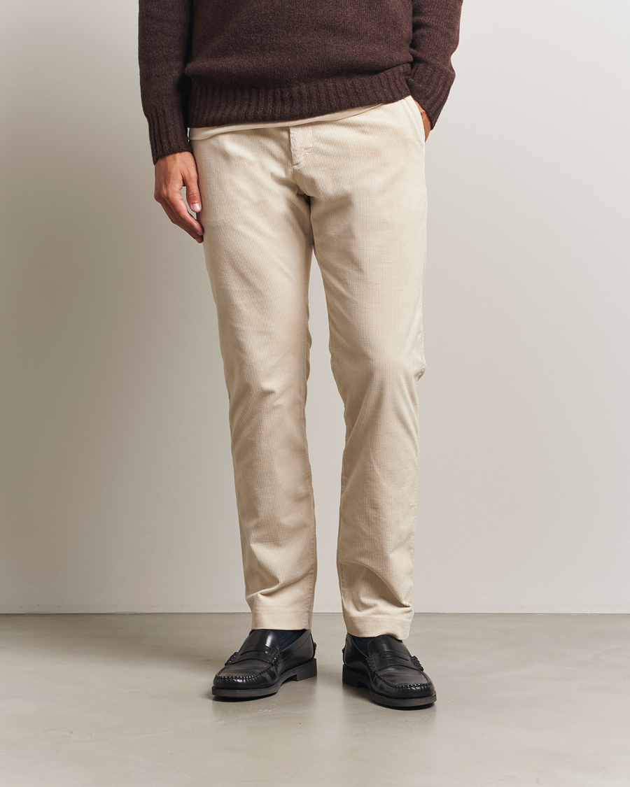 Mies | Housut | NN07 | Theo Regular Fit Corduroy Chinos Ivory