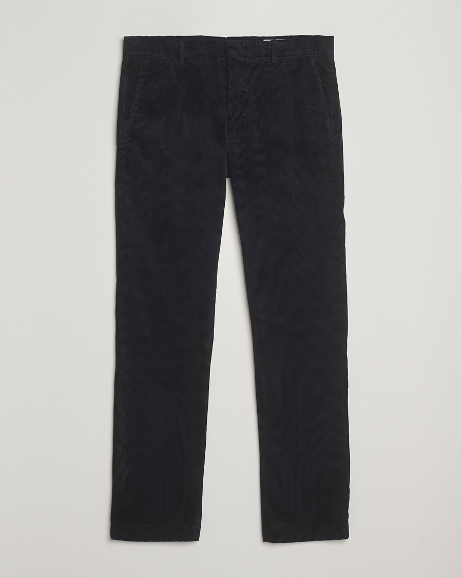 Mies | Housut | NN07 | Theo Regular Fit Corduroy Chinos Navy Blue