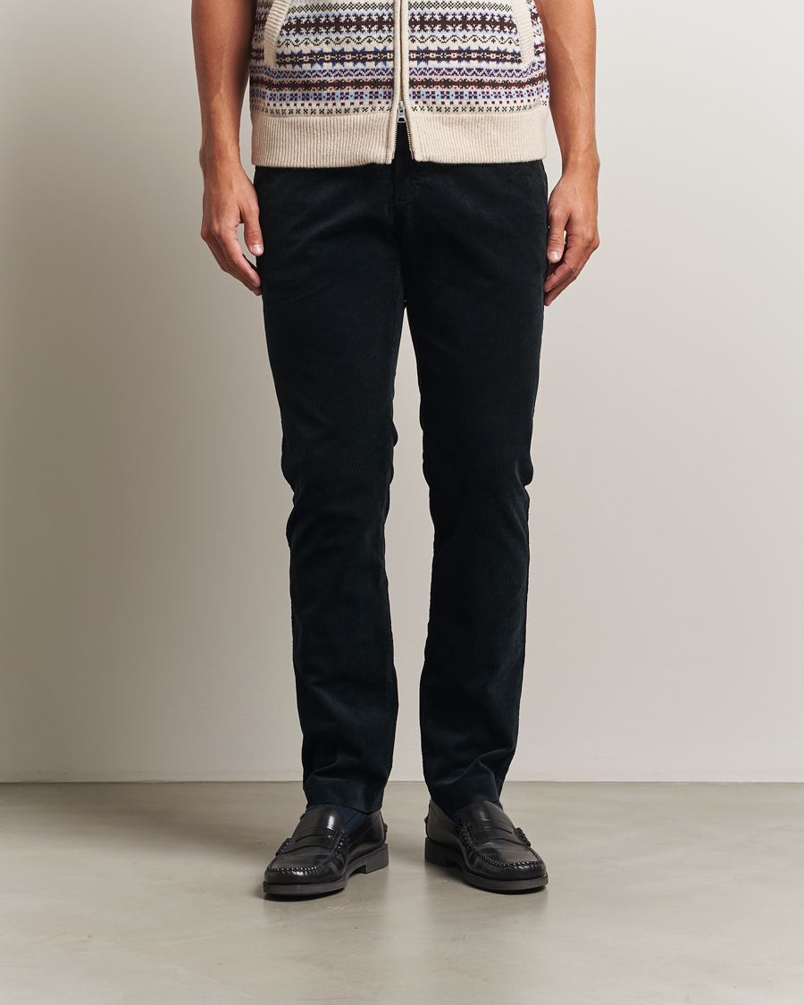 Mies | Housut | NN07 | Theo Regular Fit Corduroy Chinos Navy Blue