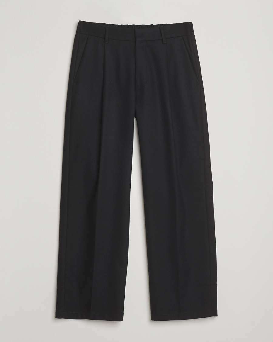 Mies | Housut | NN07 | Kay Wool Pleated Trousers Black