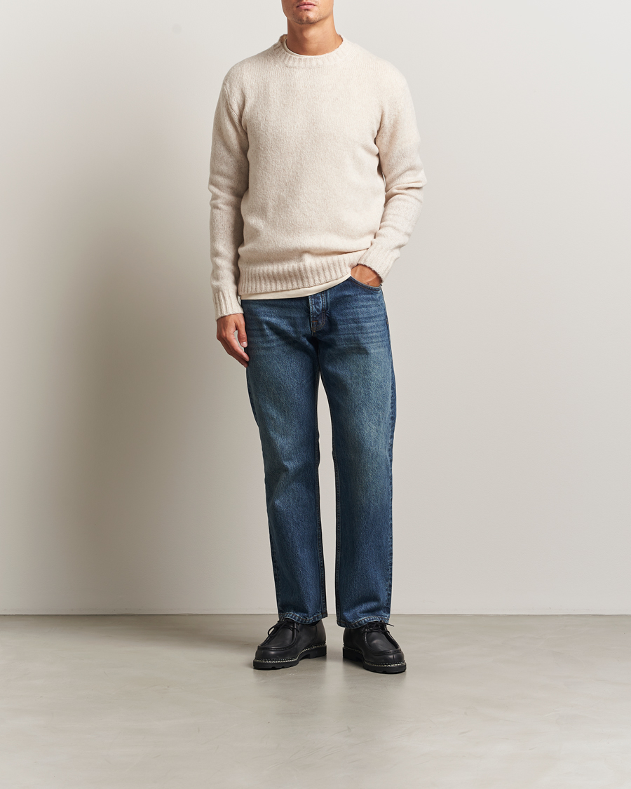Mies | Puserot | NN07 | Lee Wool Knitted Sweater Ivory