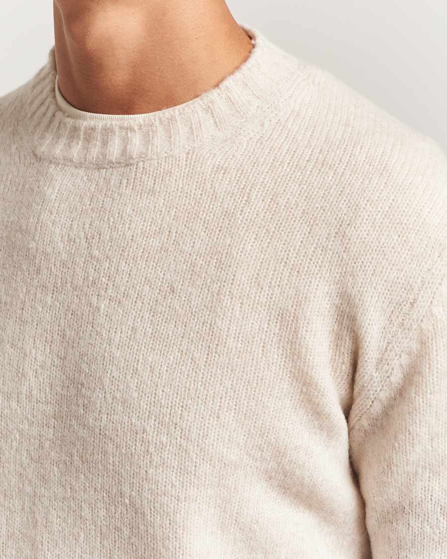 Mies | Puserot | NN07 | Lee Wool Knitted Sweater Ivory