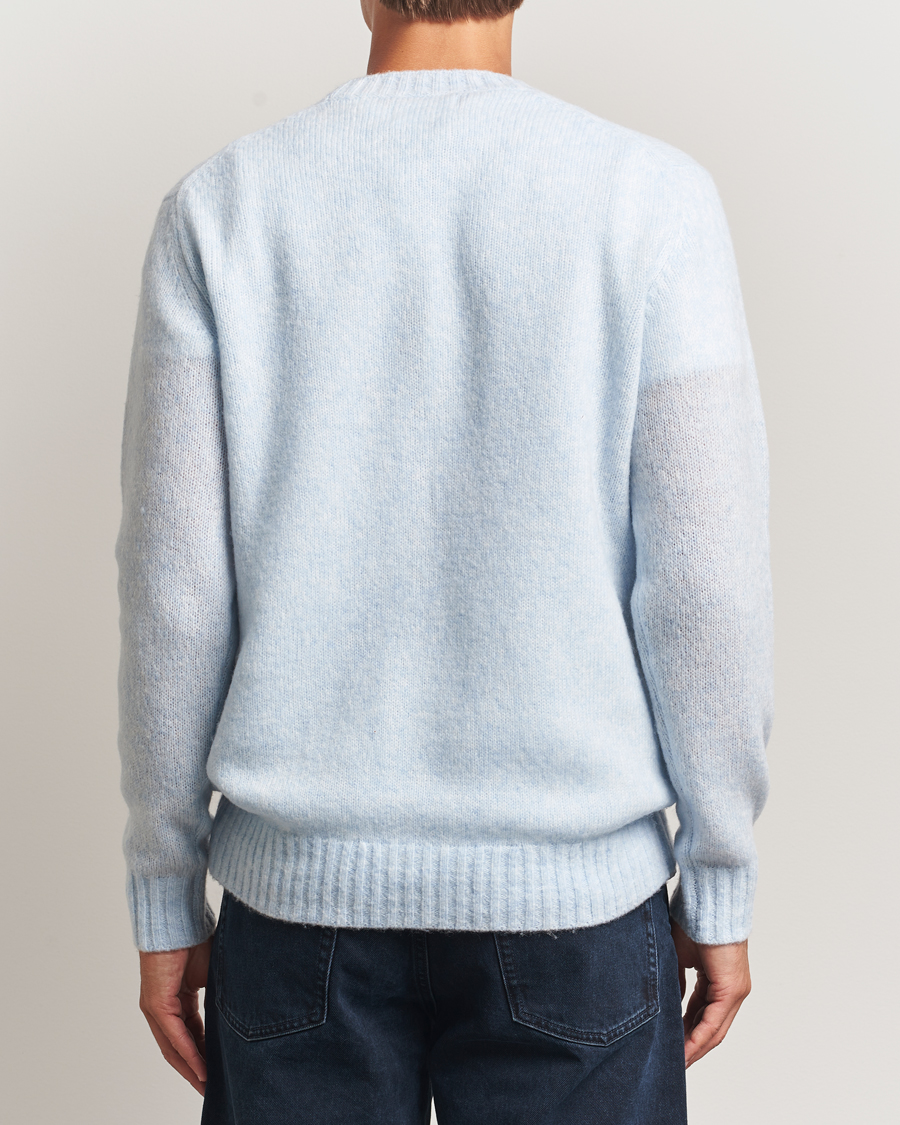 Mies | Puserot | NN07 | Lee Wool Knitted Sweater Cerulian Blue
