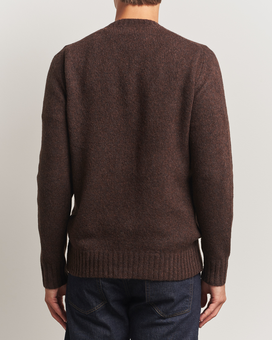 Mies | Puserot | NN07 | Lee Wool Knitted Sweater Demitasse Brown