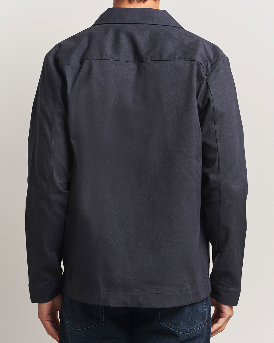 Mies | Kauluspaidat | NN07 | Olav Cotton Overshirt Deep Navy