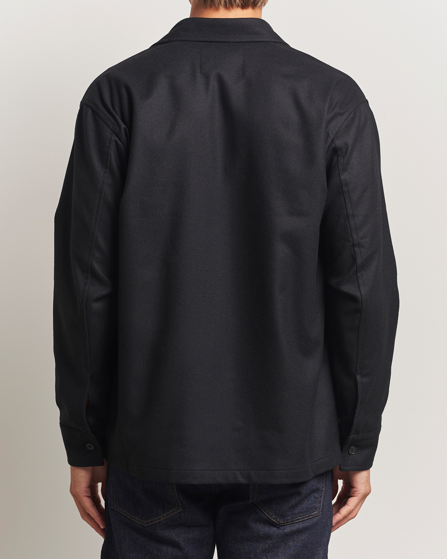 Mies | Kauluspaidat | NN07 | Freddy Wool Overshirt Black
