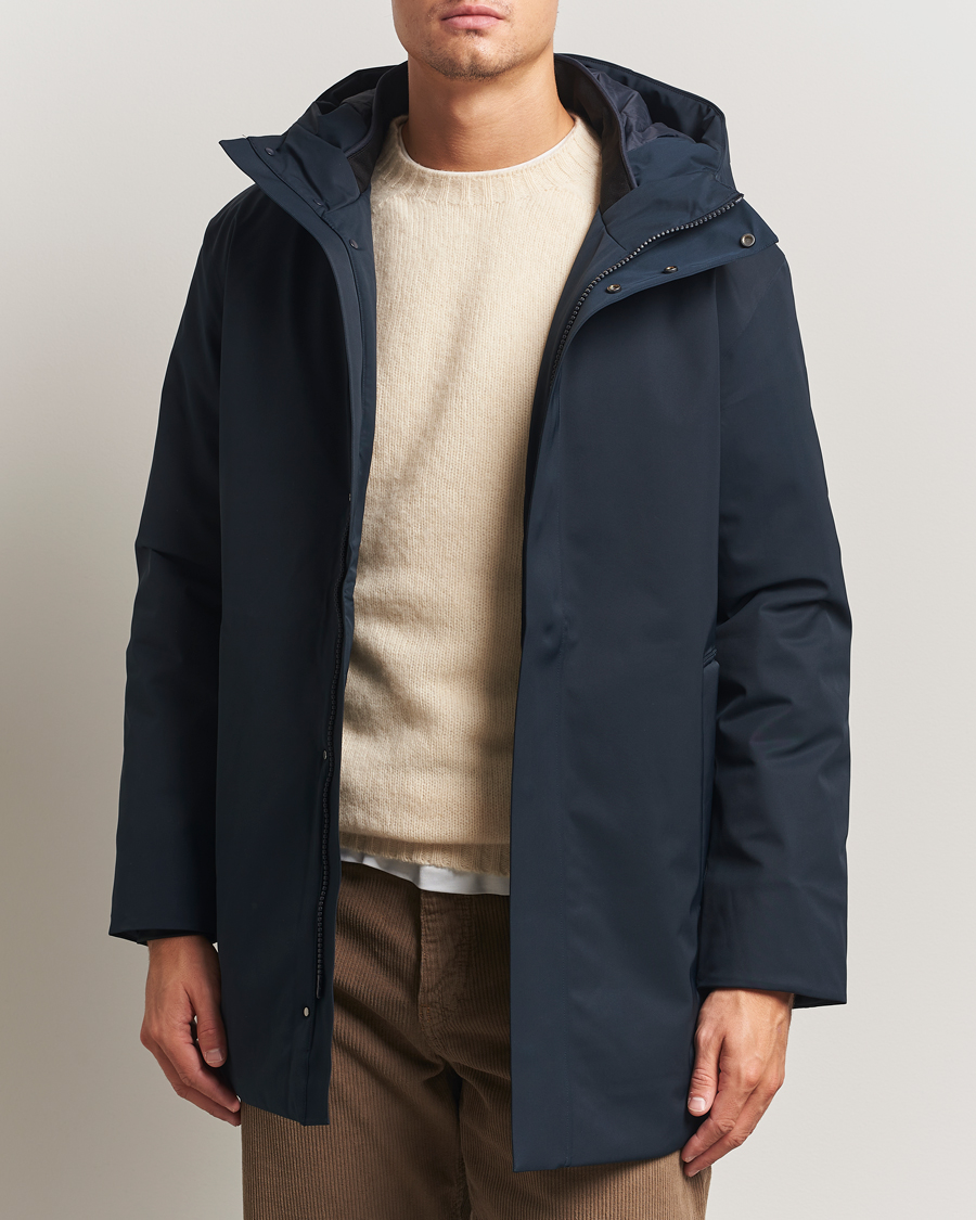 Mies | Takit | NN07 | Blake Hooded Jacket Navy Blue