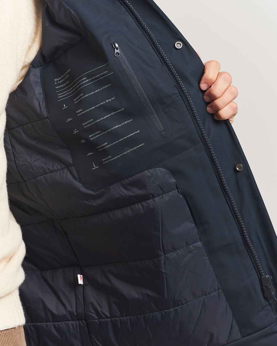 Mies | Takit | NN07 | Blake Hooded Jacket Navy Blue