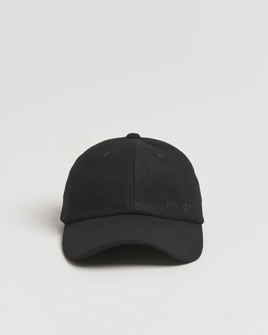 Mies | NN07 Boiled Wool Cap Black | NN07 | Boiled Wool Cap Black