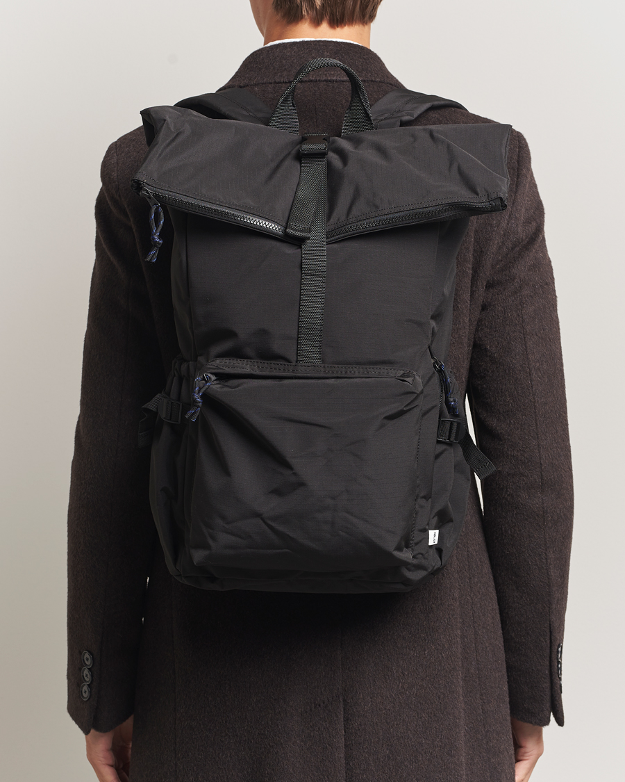 Mies | Laukut | NN07 | NN07Nylon Ripstop Rolltop BackpackBlack