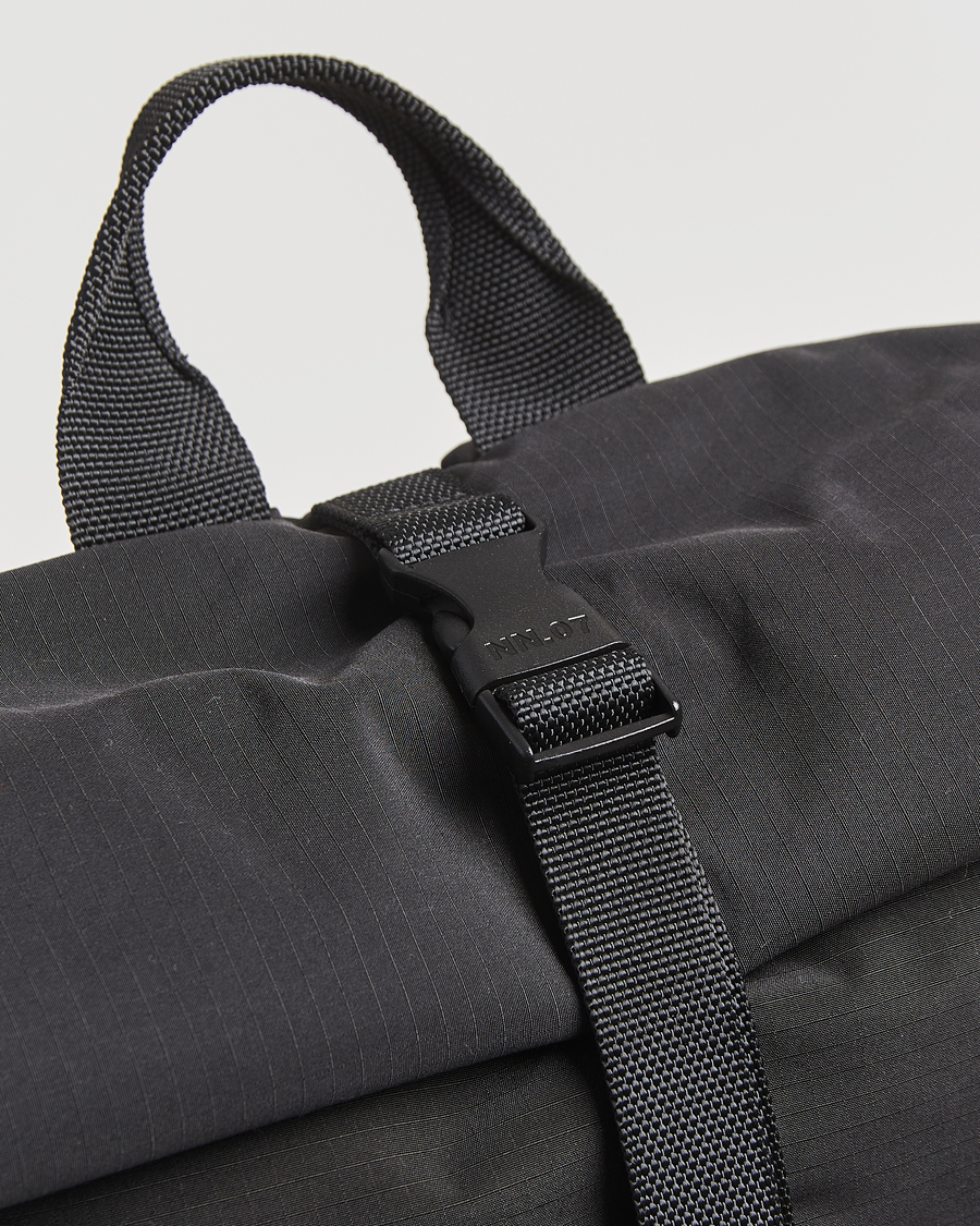 Mies | Laukut | NN07 | Nylon Ripstop Backpack Black